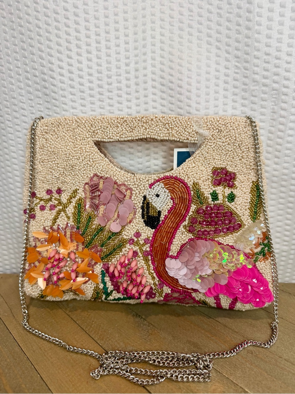 Viral Beaded Flamingo Clutch!!